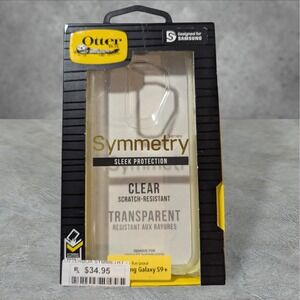 Y2. OtterBox Symmetry Case Samsung Galaxy S9+ In Clear Some Yellowing Due To Age